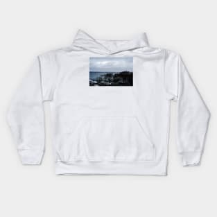 Damp East Burlington Bay overlook Kids Hoodie